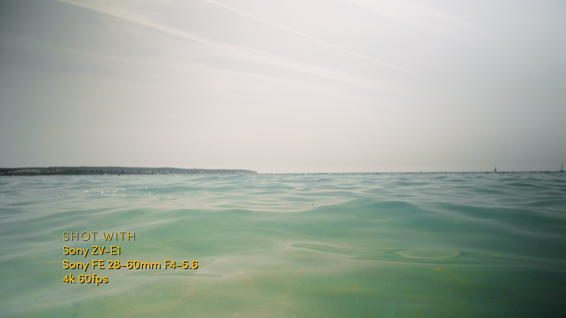 Shot of green and blue water