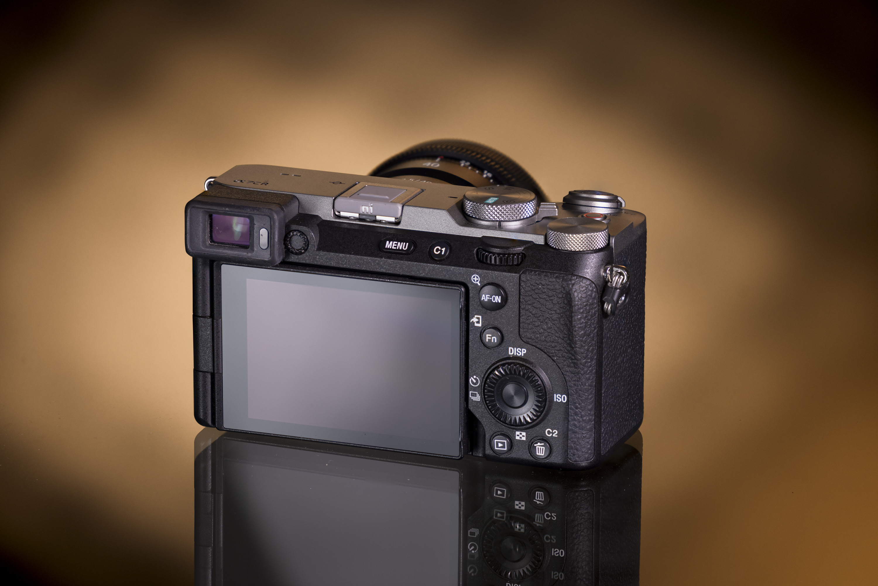 Rear screen of the the Sony A7CR