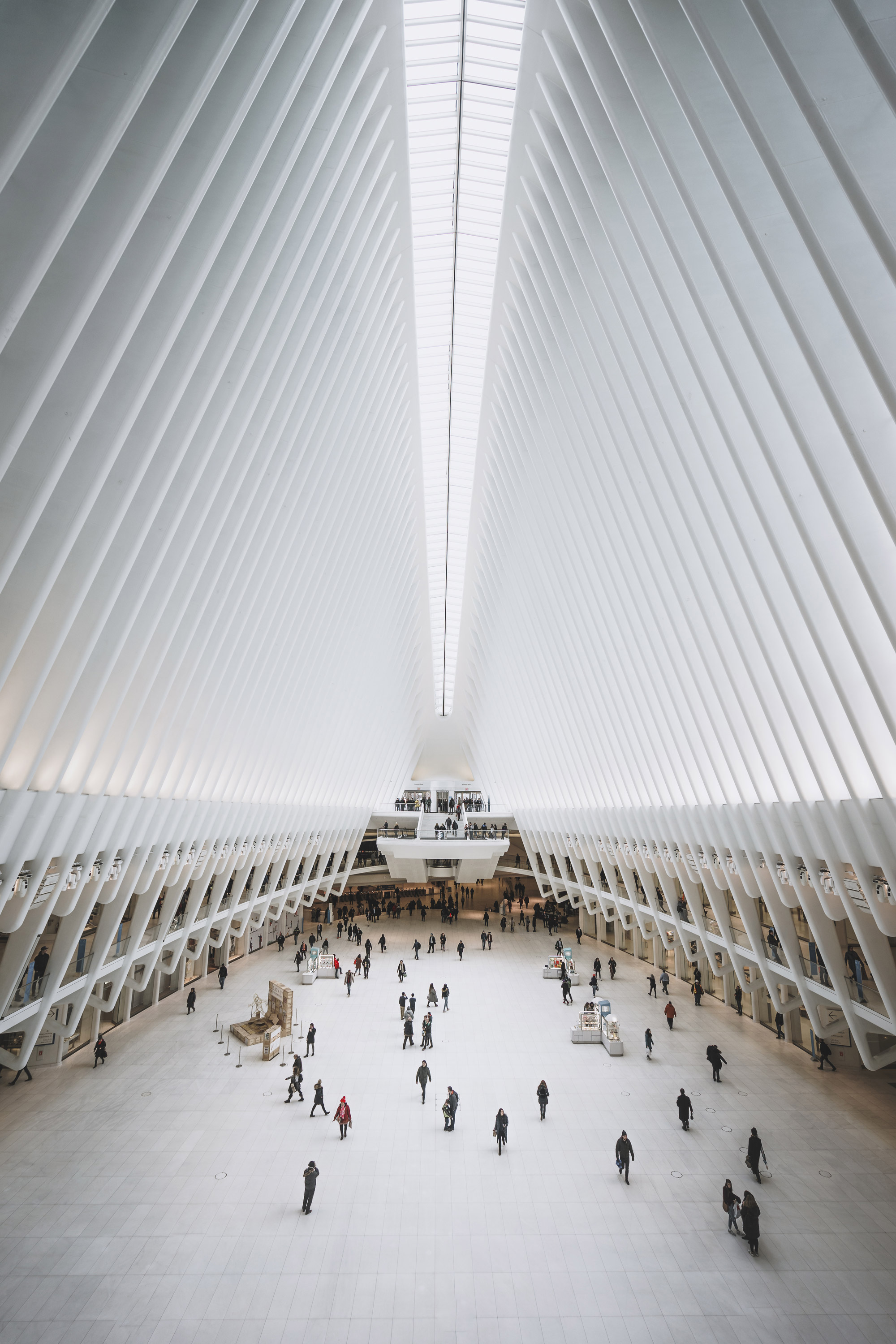 Ein Bild vom Oculus, Santiago Calatrava in New York City