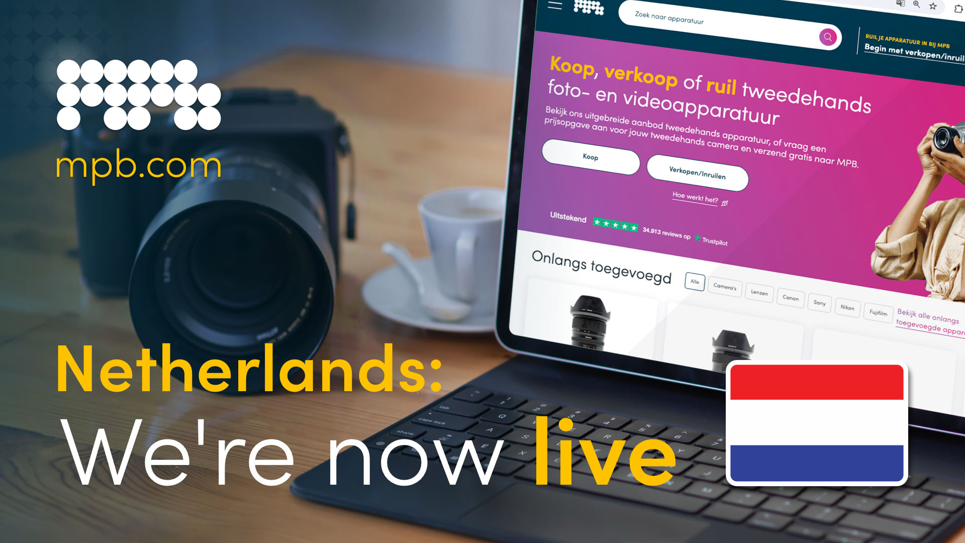 Netherlands: We're now live