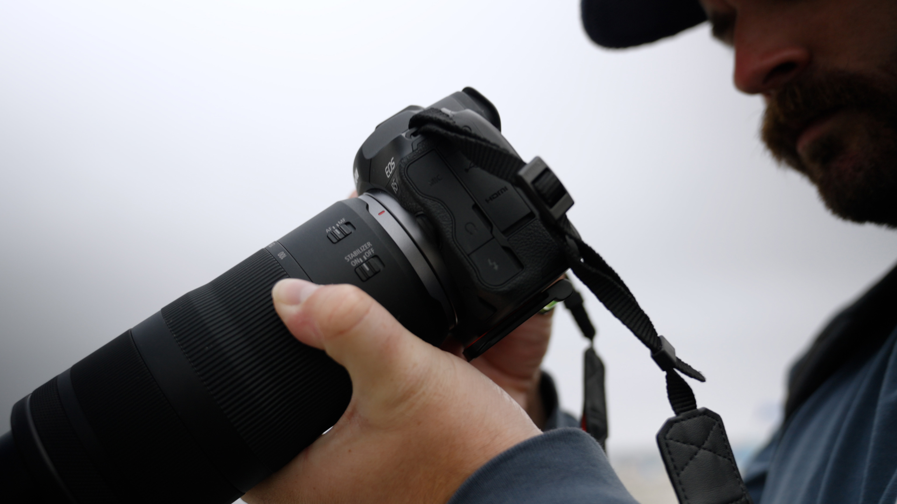 A person holding the Canon EOS R5.
Joshua Ladd | Sony FX3 | Sony FE 24-70mm f/2.8 GM