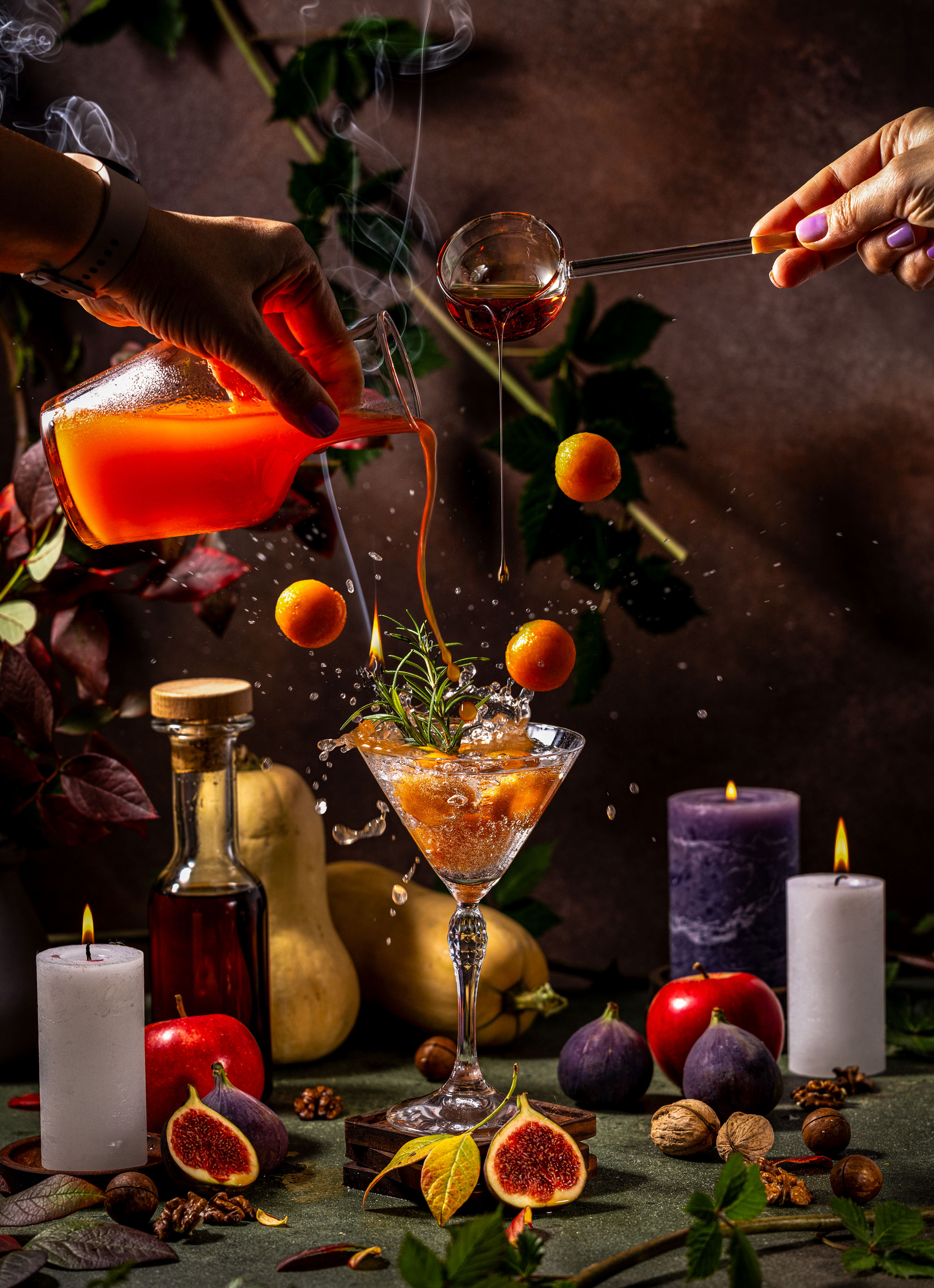 Winning image of the MPB Award for Innovation 2024, Viktoriia Kondysenko - Autumn cocktail with pumpkin juice