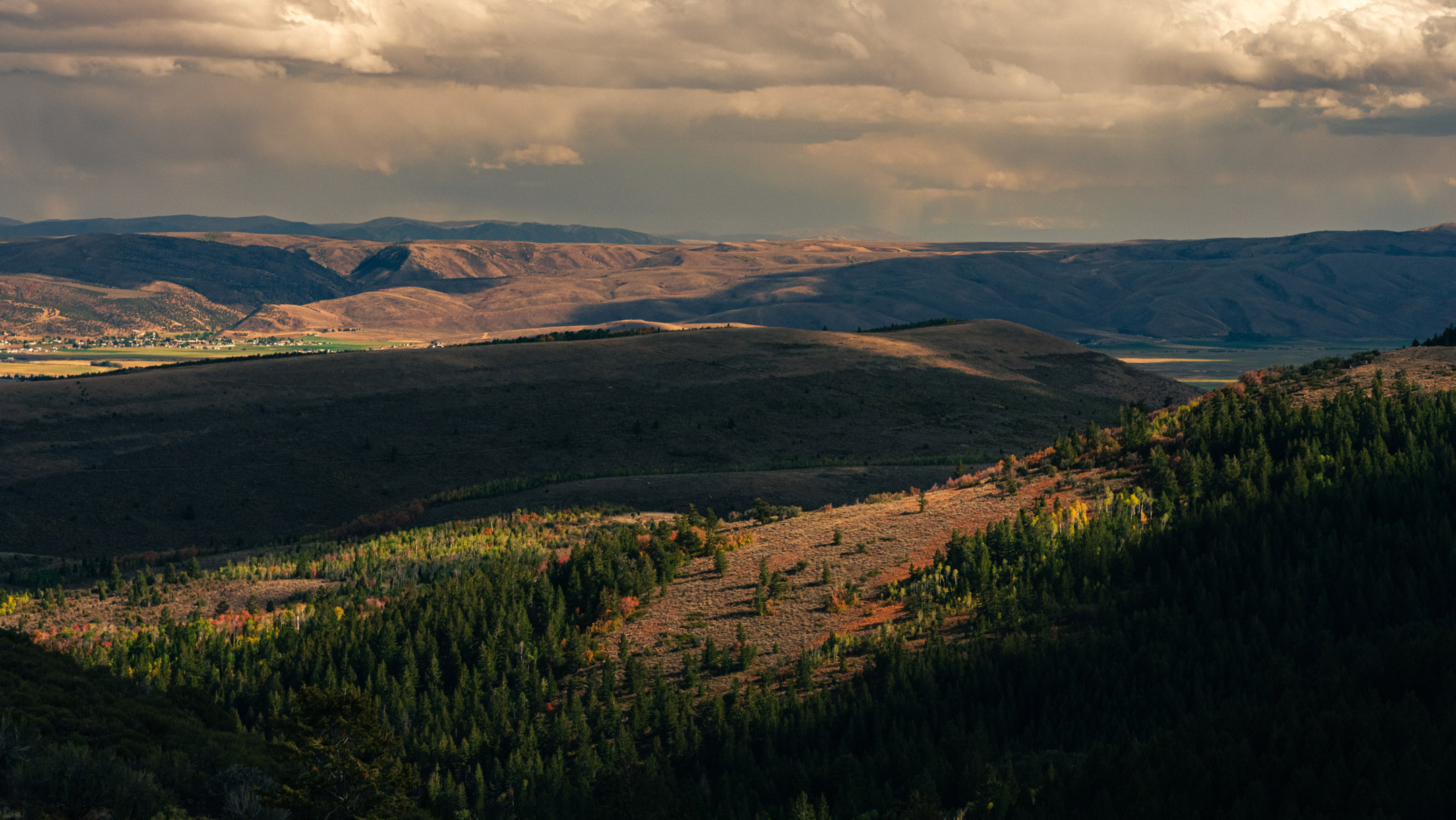 Scenic landscape shot in Wyoming