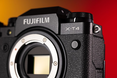 Primer plano de una Fujifilm X-T4 usada