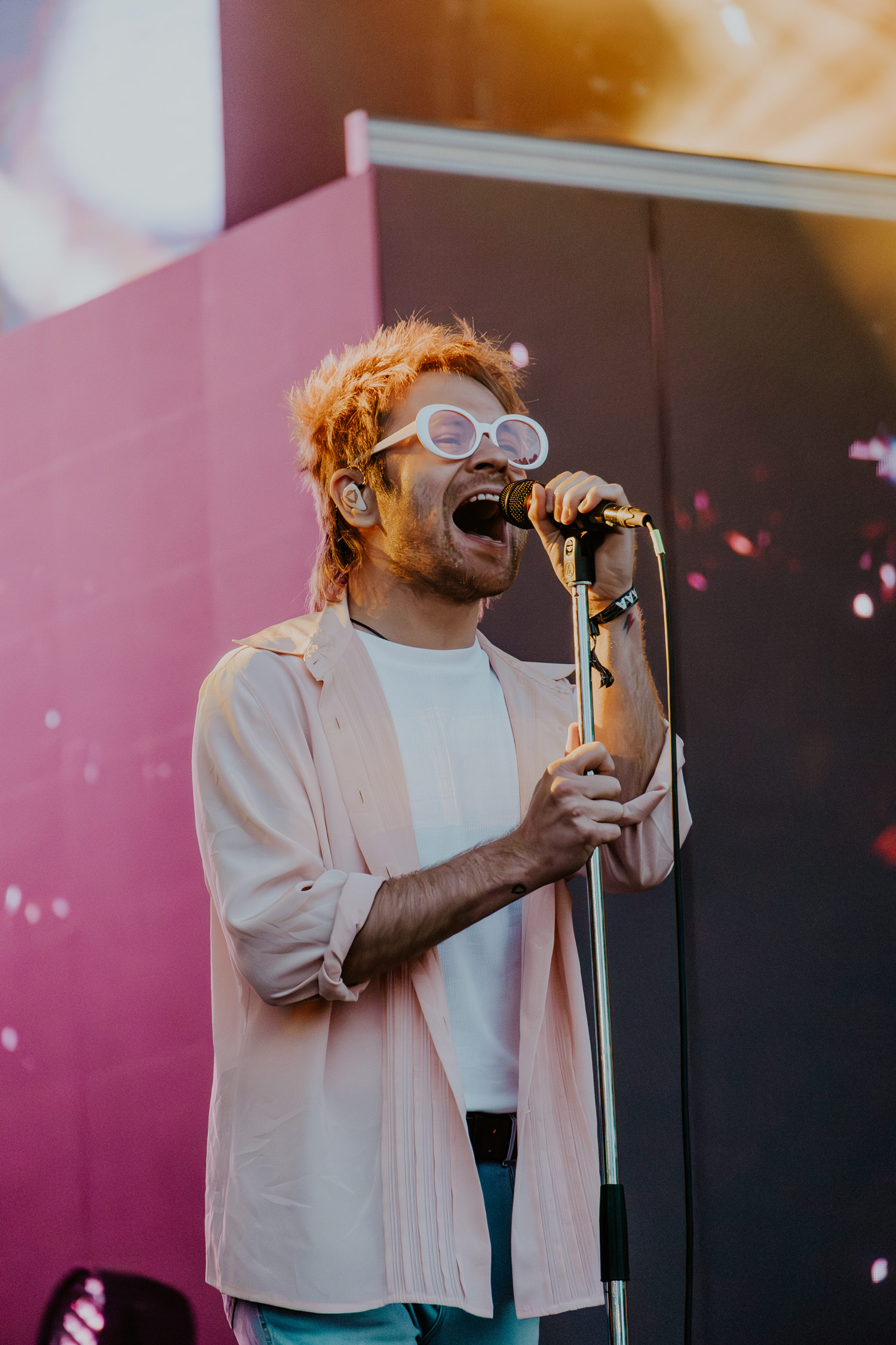 Enter Shikari auf der Bühne beim Slam Dunk Festival, fotografiert von Emily Jade mit der Canon EOS R6.