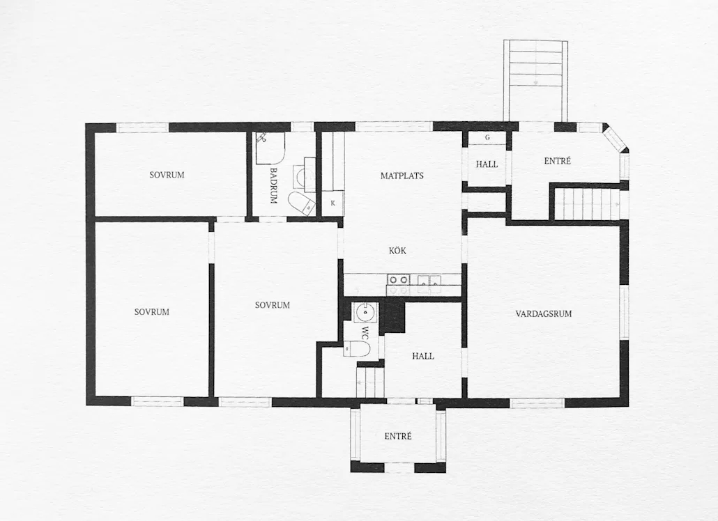 Floor planning of the first floor