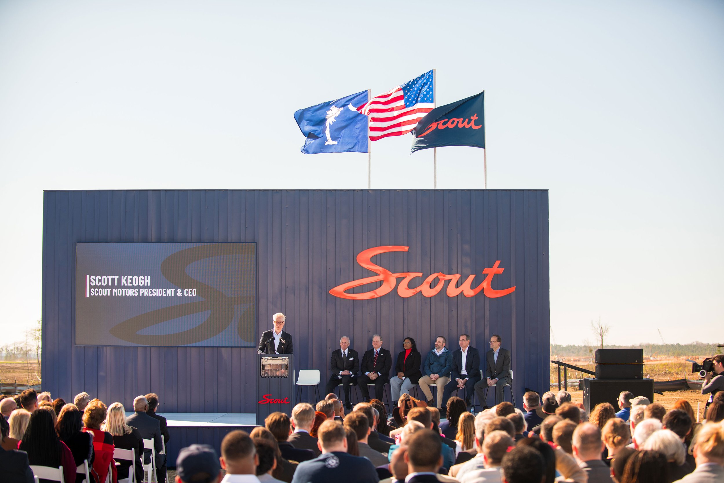 SCOUT MOTORS BREAKS GROUND ON PRODUCTION CENTER IN SOUTH CAROLINA