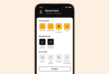 App 06 Self-service screenshot mobiel