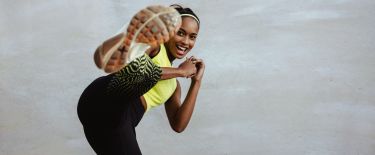 african-sportswoman-doing-kick-boxing-exercise-picture-id1326931879