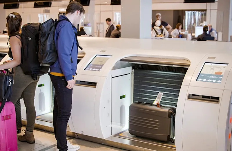bagage in automaat