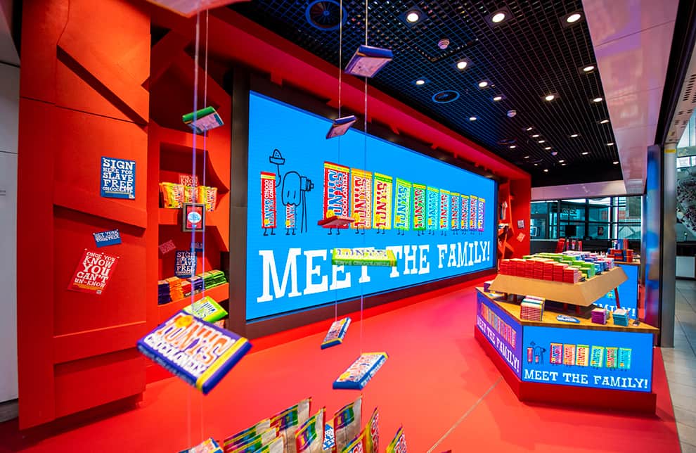 Visit Tony's Chocolonely Super Store in Amsterdam