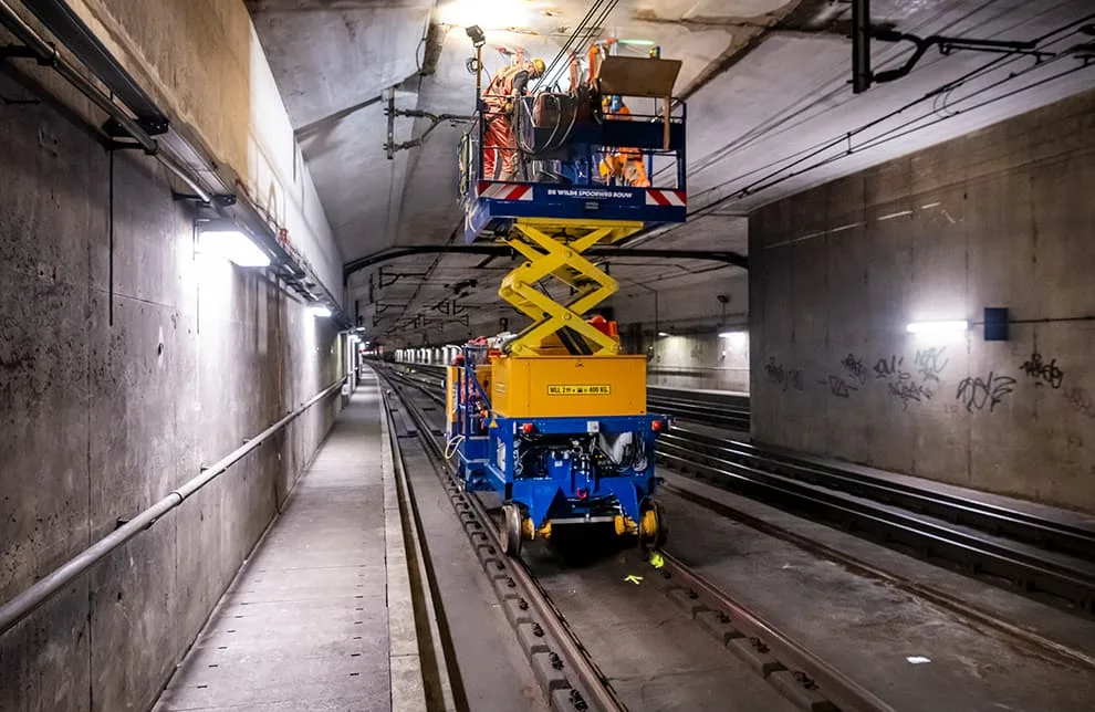 werkzaamheden spoortunnel schiphol