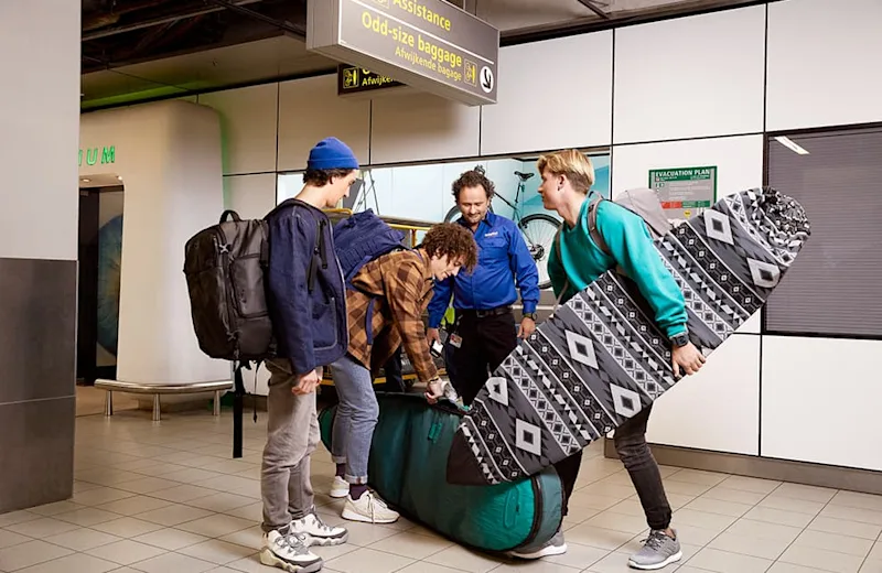 afwijkende bagage surfplank