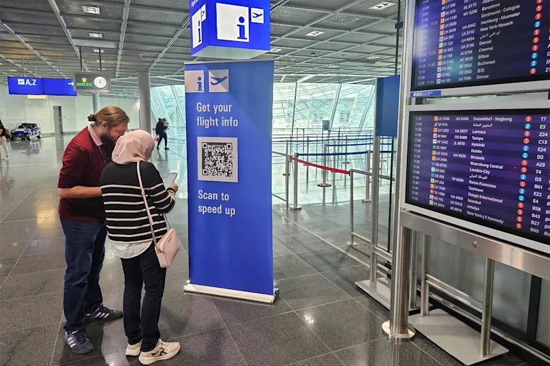 Short connection pass at Frankfurt Airport