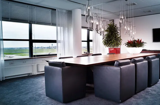 Caravelle Schiphol East boardroom with view