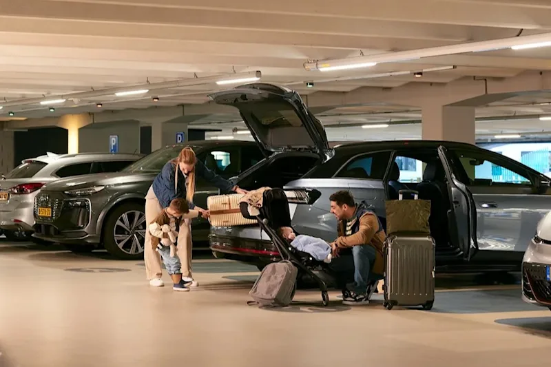 Find your spot at the P6 Valet Parking Area