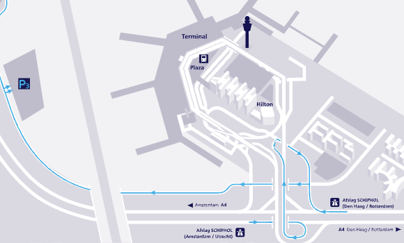 How to get to P3 Sheltered Parking 