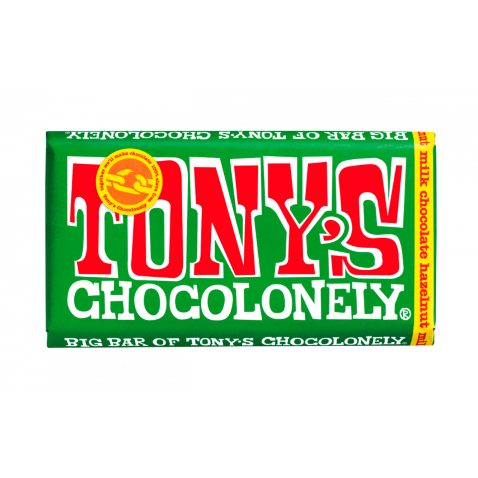 Tony's Chocolonely Milk Hazelnut Chocolate Bar -240gram