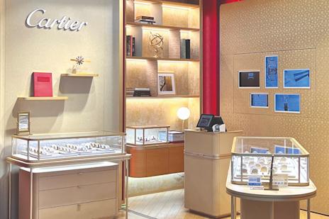 Cartier op Schiphol