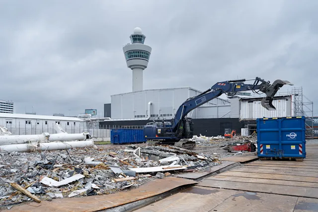 Circular demolition at Schiphol
