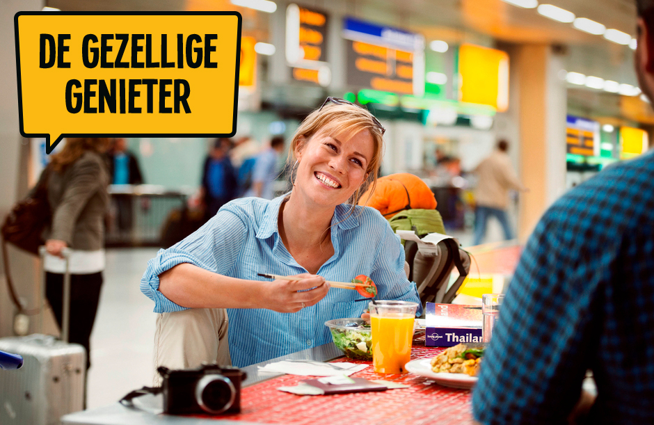 De gezellige genieter - Dagje Schiphol