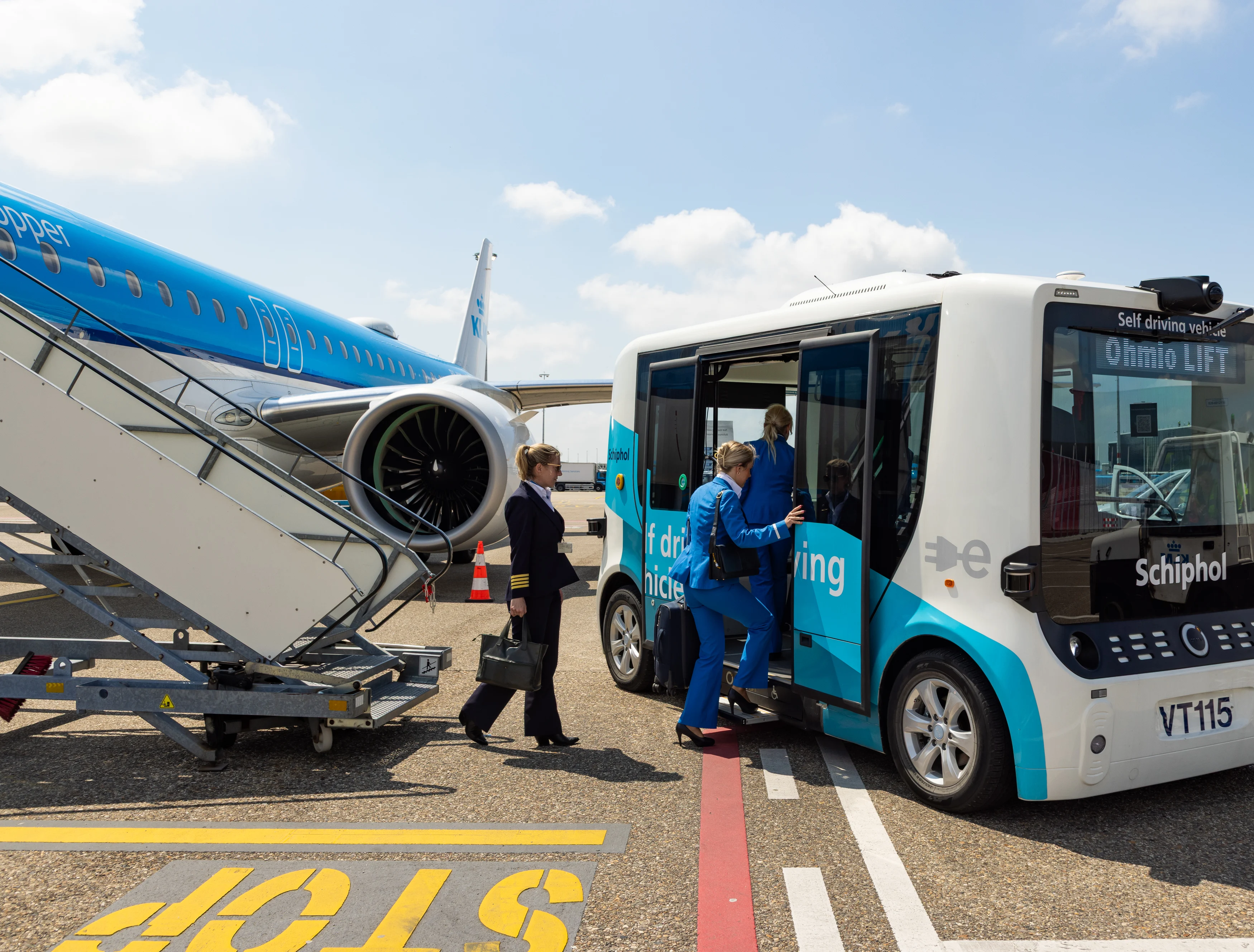 Autonome bus - Kijkje in de toekomst van Schiphol