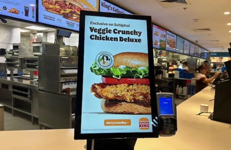 Burger King veggie cruncky chicken deluxe