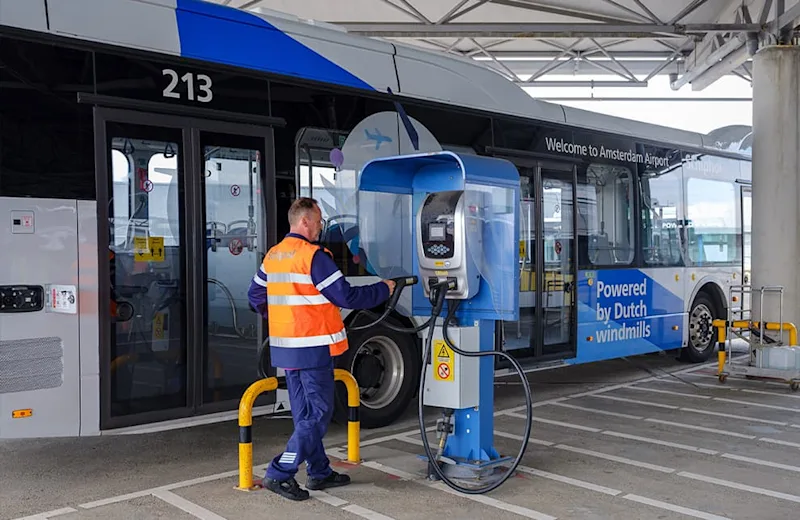 Elektrische voertuigen Schiphol
