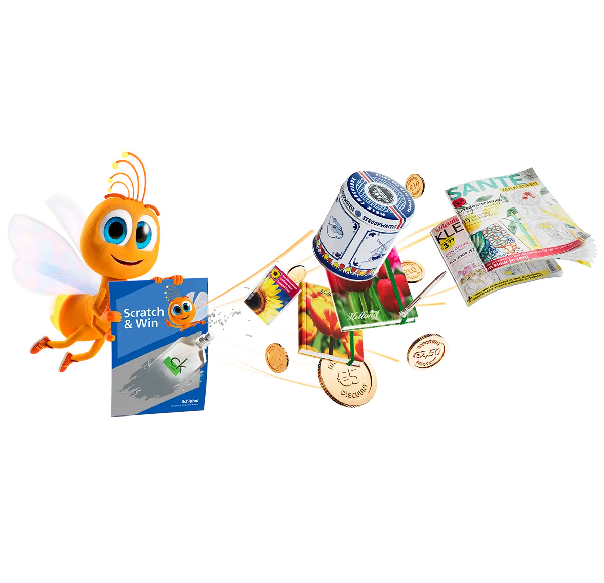 Schiphol Shop, Scratch & Win!