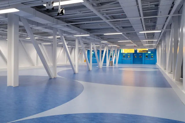 Rustige momenten voor de opening van de BC-corridor