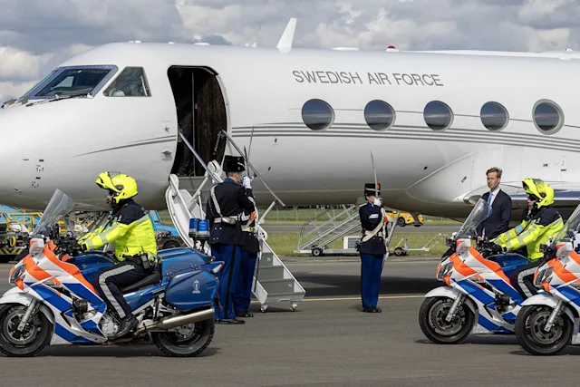 NATO Summit - arrivals at Schiphol