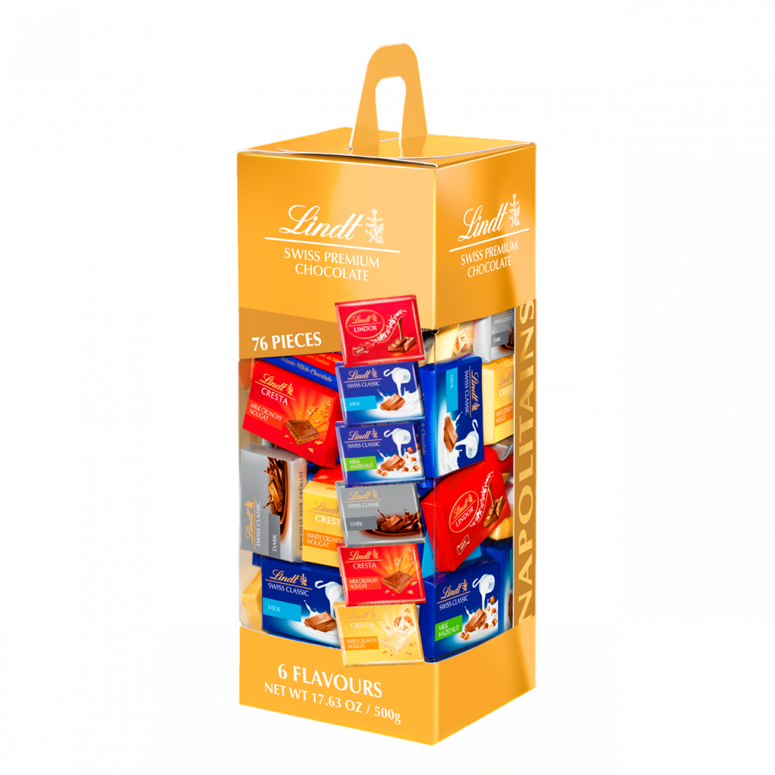 Lindt, Assorted Napolitains Carrier Box 500g