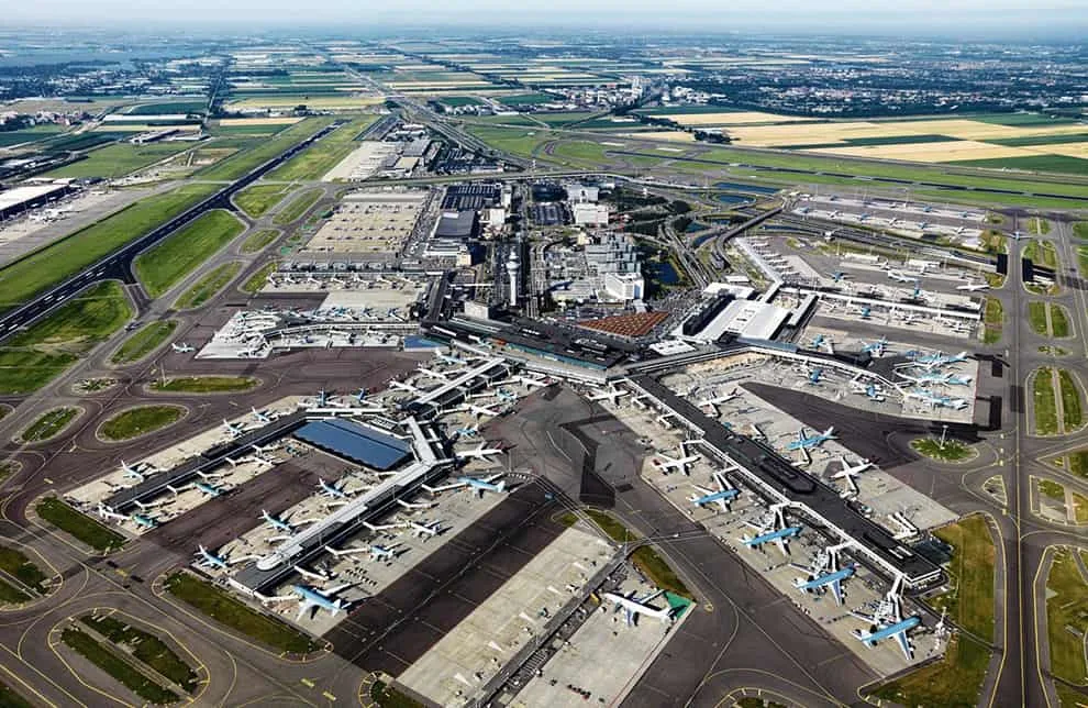 schiphol internationaal luchtfoto centrum