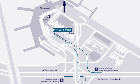 How to get to Privium 6 Valet