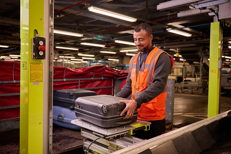 tilhulp bagageafhandelings
