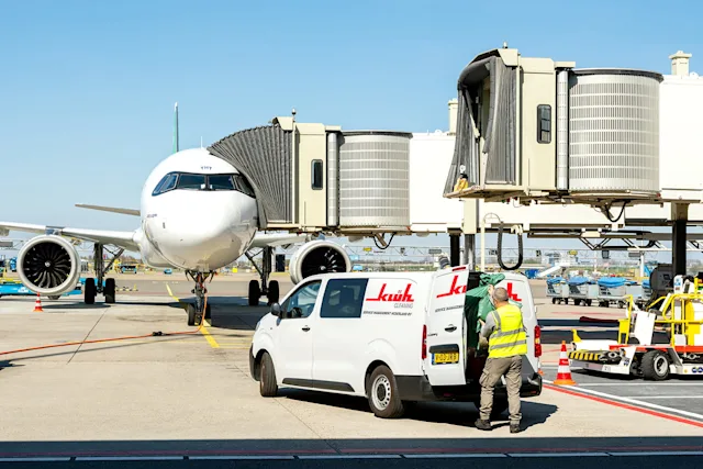 Separating aircraft waste