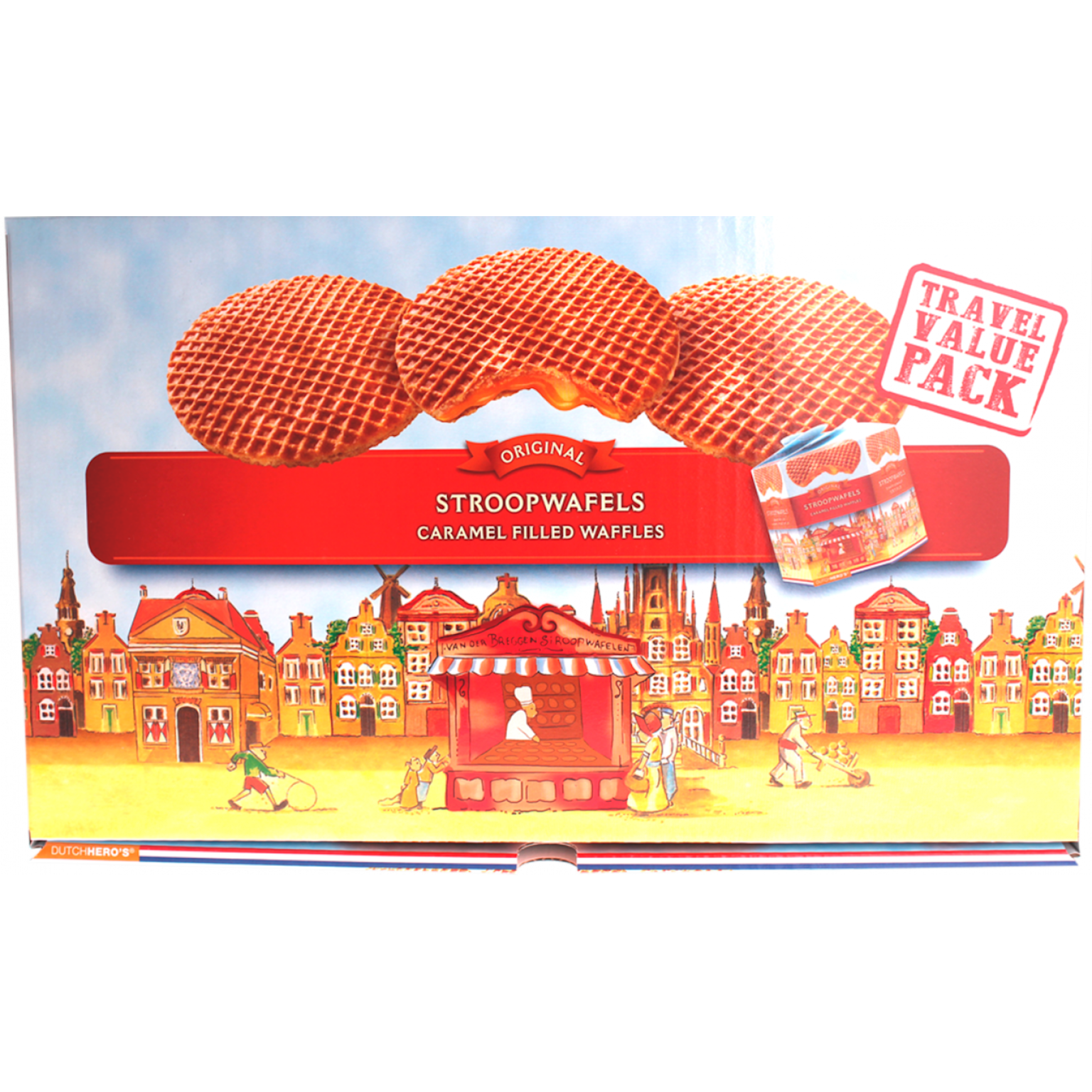 Dutch syrup waffles in giftbox