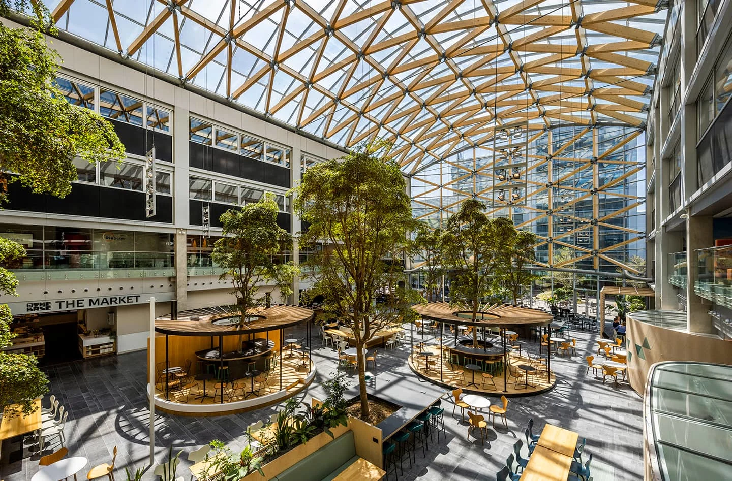 Schiphol office The Base - atrium