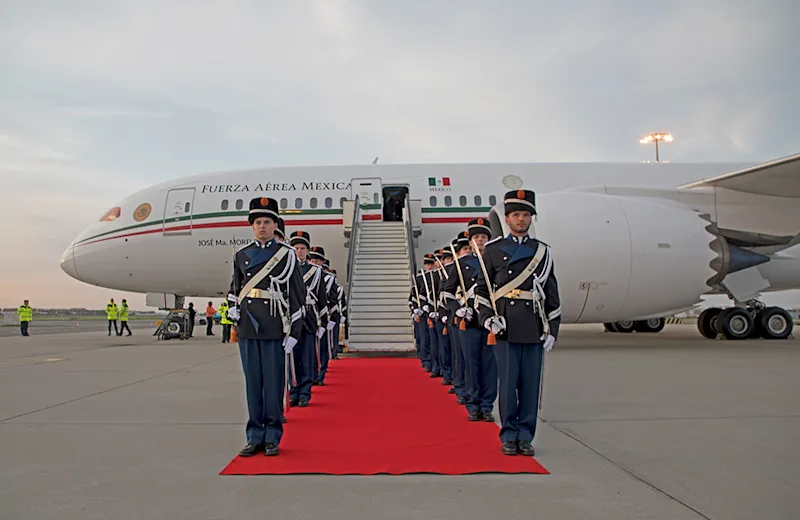 State visit at Schiphol