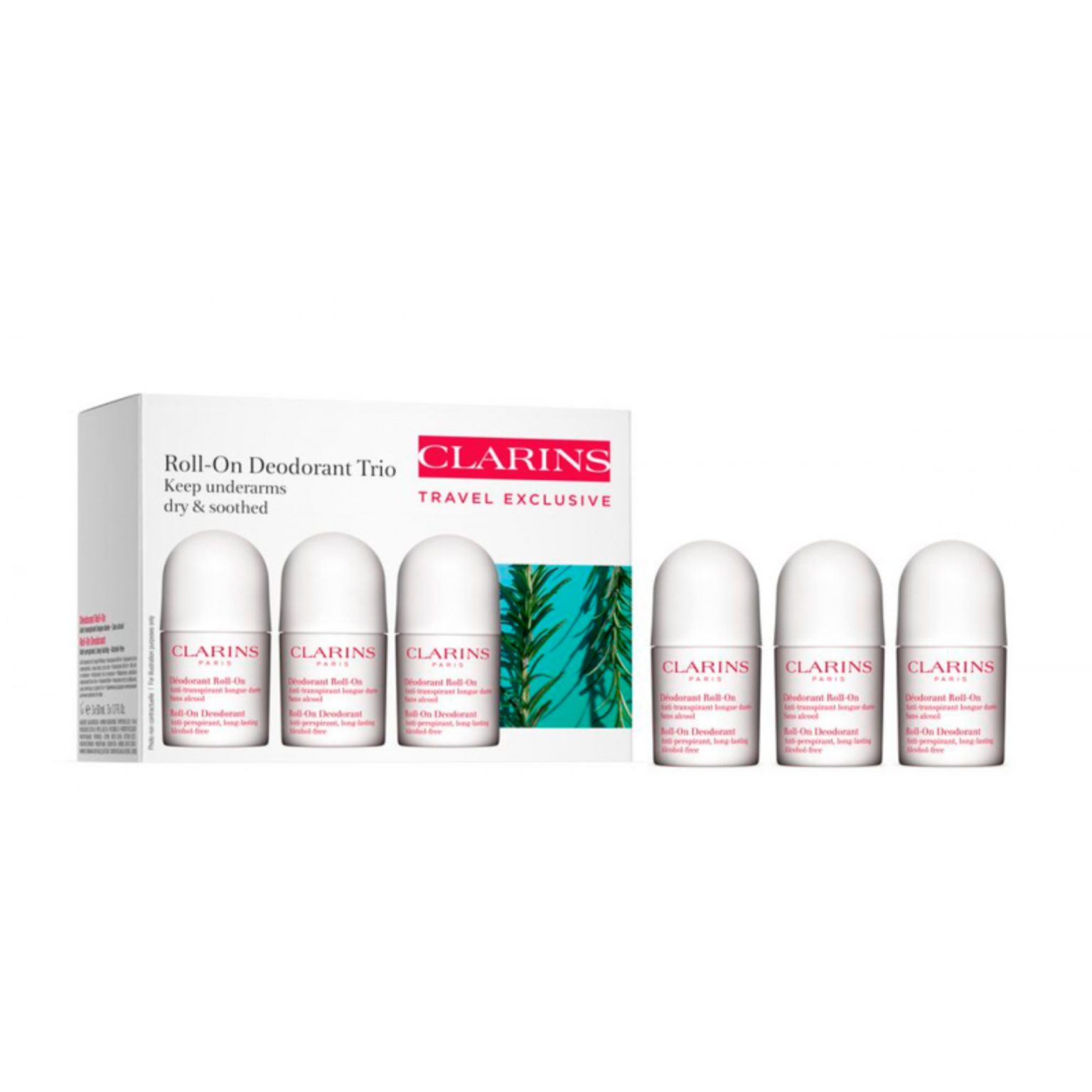 Clarins Gentle Care Roll-on Deodorant set