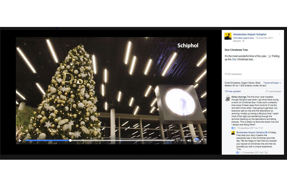 Advertising case Dior Christmas campaign Facebook
