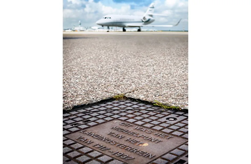 Center former landing area