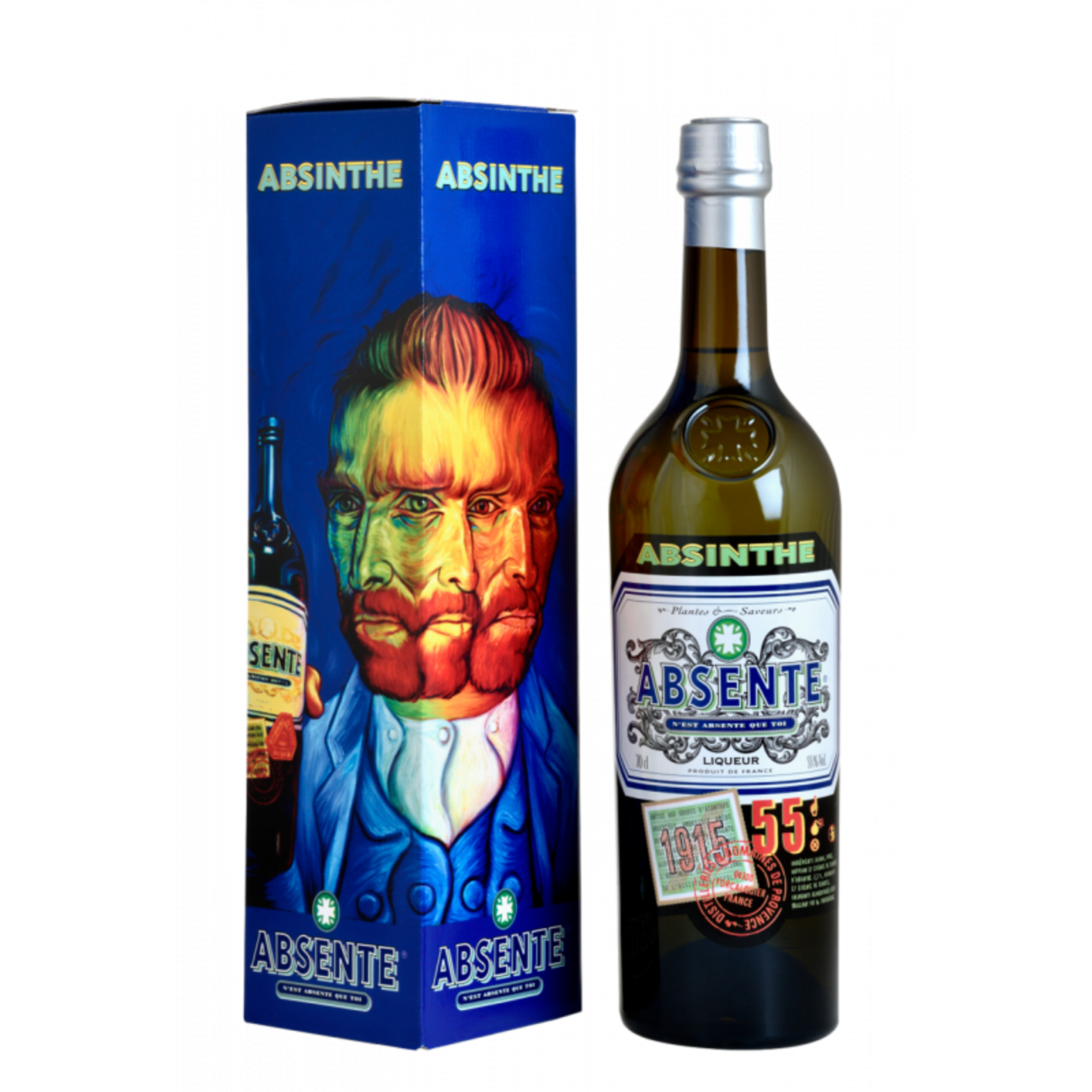Absente 55% 0.7L, gift box