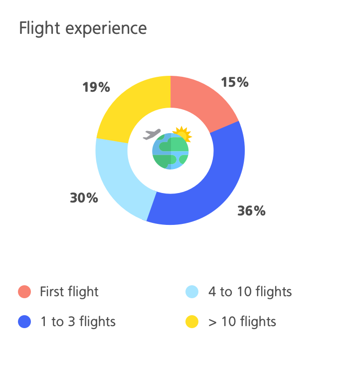 Infographic flight experience