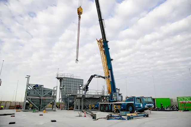 Assembly of the PFAS Soil Treatment Facility