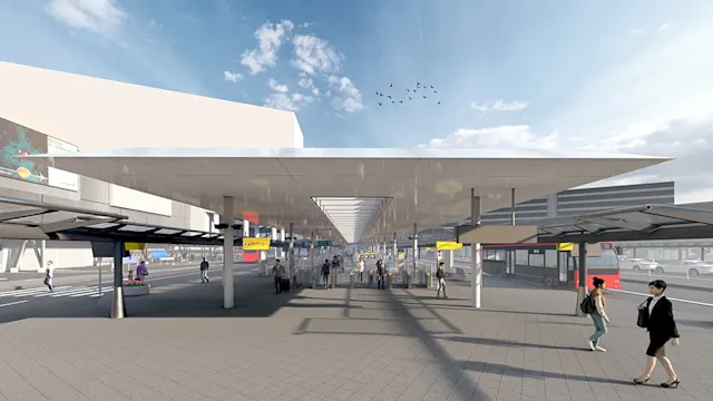 Bus station South side