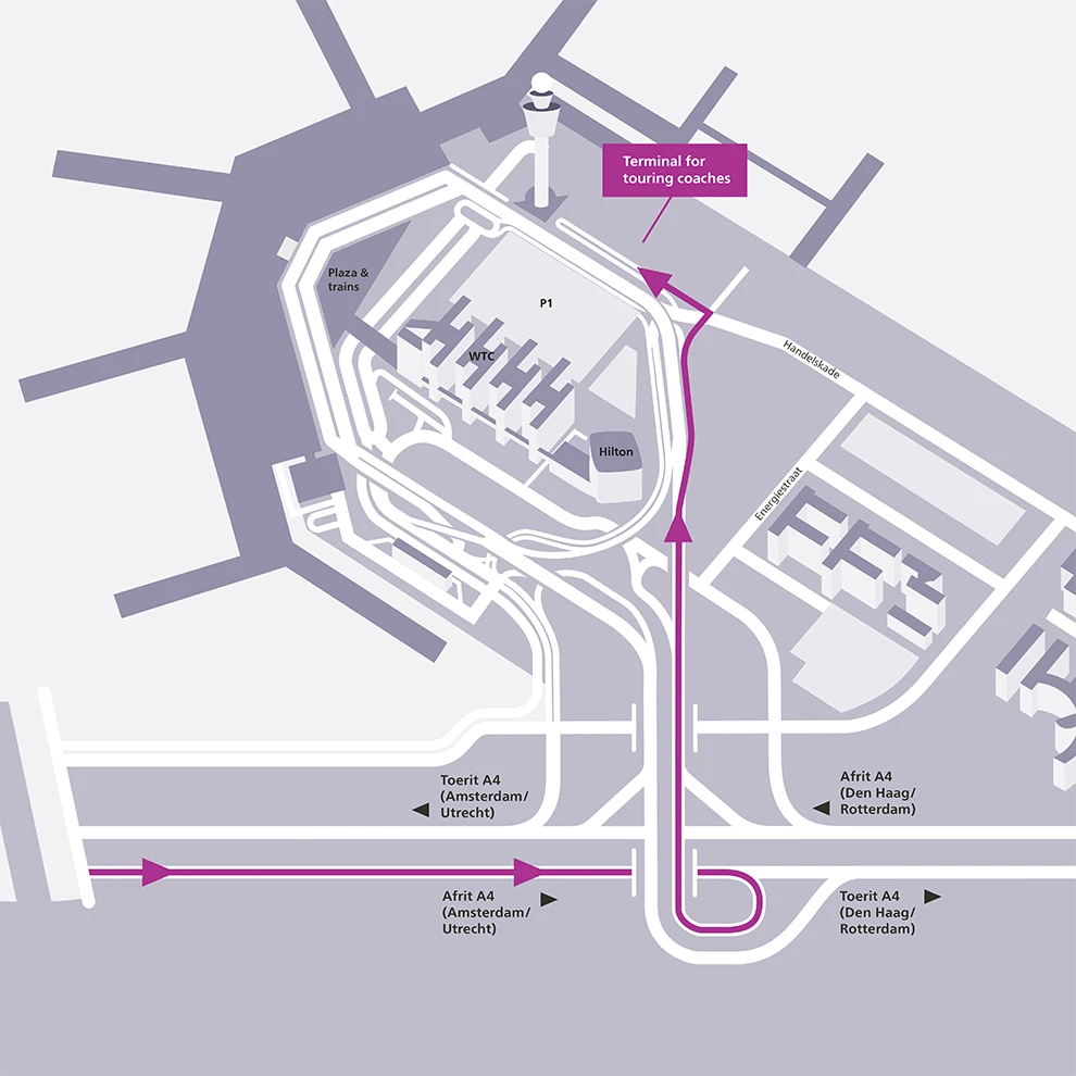 Schiphol | Coaches at Schiphol