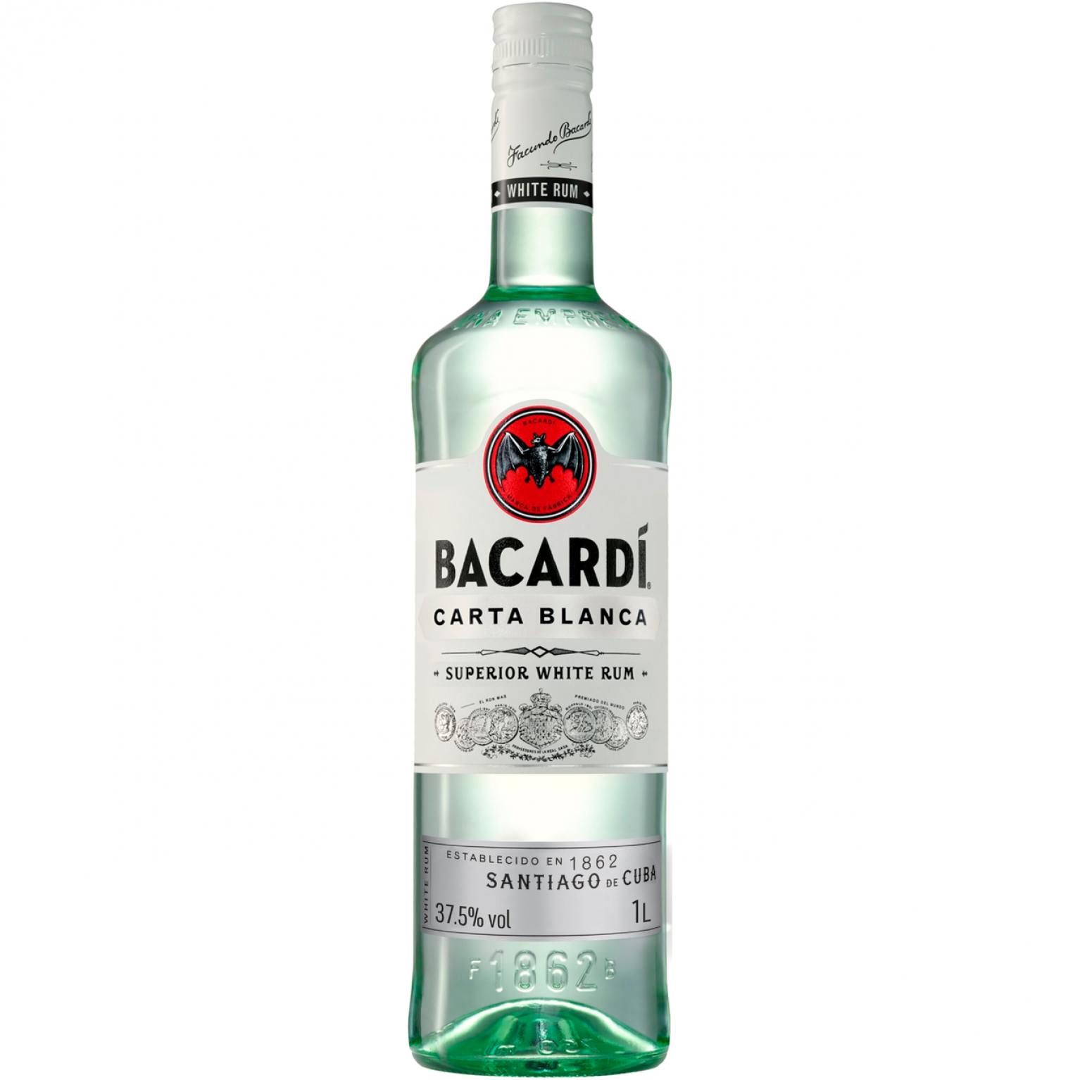 Bacardi Carta Blanca 1L 37.5%