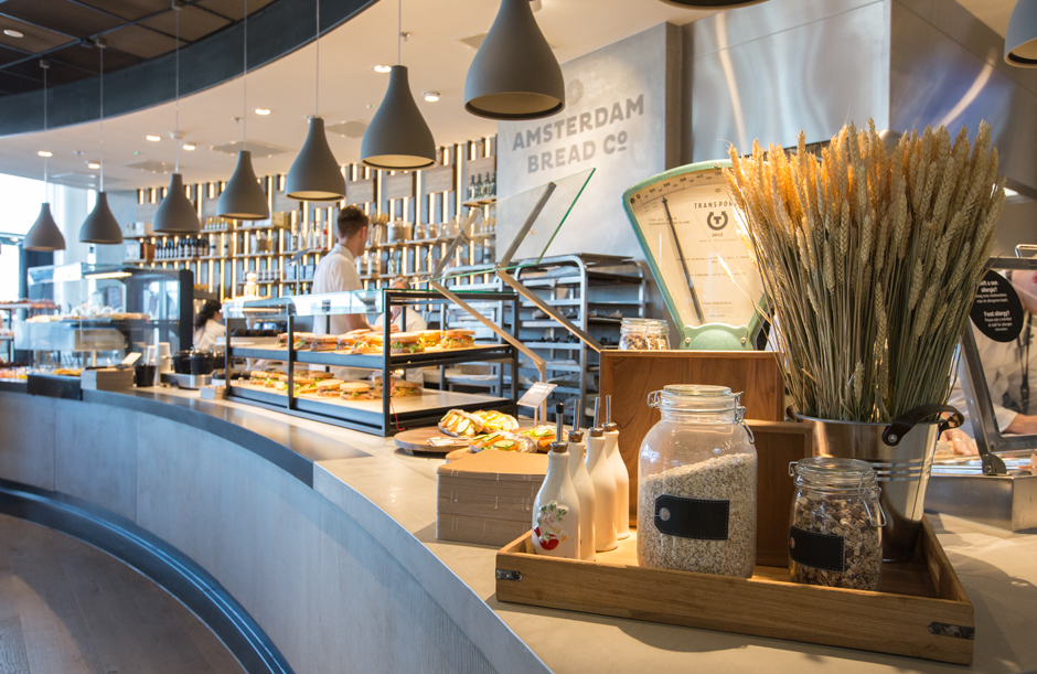 Schiphol Amsterdam Bread Co. versgebakken brood