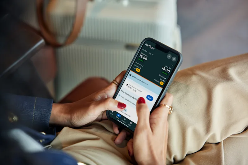 Download de Schiphol app